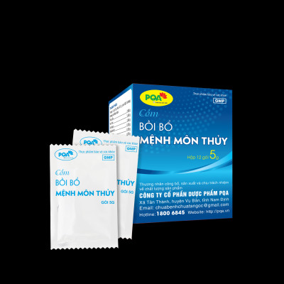 Cốm Mệnh Môn Thủy PQA Giúp Bồi Bổ Thận Âm, Nhuận Sắc Và Tăng Cường Sức Khỏe Hộp 12 Gói