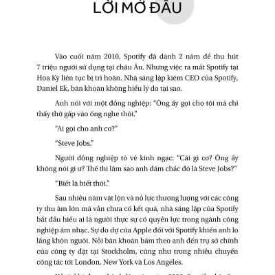 Spotify Và Những Chuyện Chưa Kể - Hành Trình Đánh Bại Apple, Google Và Amazon Trong Cuộc Đua Âm Thanh Số Của Nhà Sáng Lập Daniel Ek