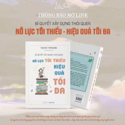 Sách - Bí Quyết Xây Dựng Thói Quen: Nỗ Lực Tối Thiểu - Hiệu Quả Tối Đa - Amak