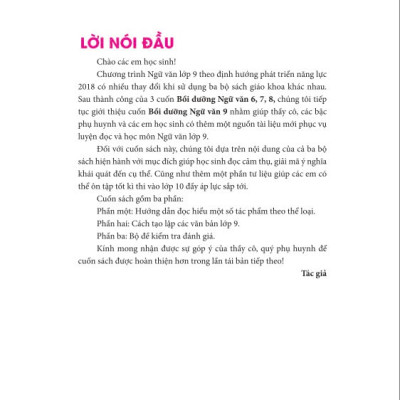Sách - Bồi Dưỡng Ngữ Văn 9 - Biên soạn theo chương trình GDPT mới - ndbooks