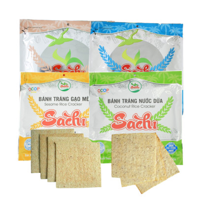 Bánh Tráng Ruốc Biển Nướng Sẵn Sachi Loại 60Gram