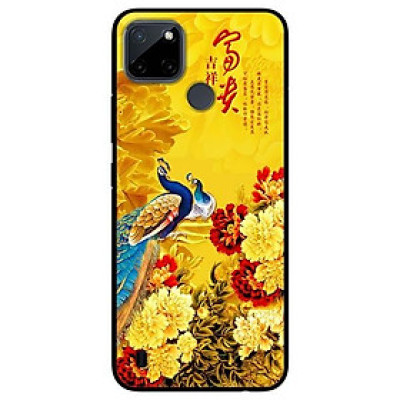 Ốp lưng dành cho Realme C21Y - C25Y mẫu Công Và Hoa