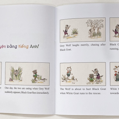 Rèn Luyện Thói Quen Tốt 2-6 Tuổi: Đừng Nhút Nhát Thế, Dê Đen (Song Ngữ)