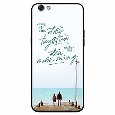 Ốp lưng in cho Oppo F3 Plus Mẫu Điều Tuyệt Vời
