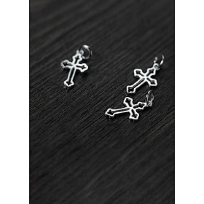 Combo 3 cái charm bạc thánh giá mặt treo - Ngọc Quý Gemstones