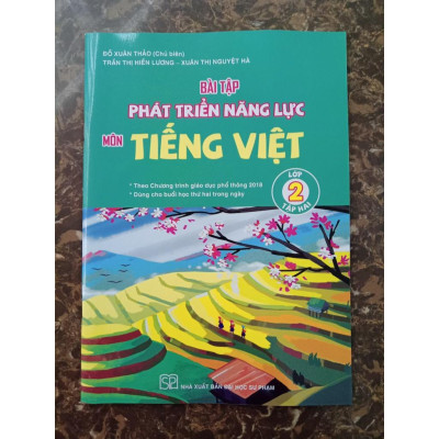Sách - Combo Bài tập phát triển năng lực môn Tiếng Việt lớp 2