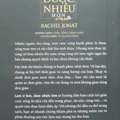 Làm Ít Hơn Được Nhiều Hơn