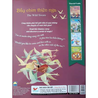 Sách - Truyện Song Ngữ Anh Việt - Bầy Chim Thiên Nga - Tân Việt Books