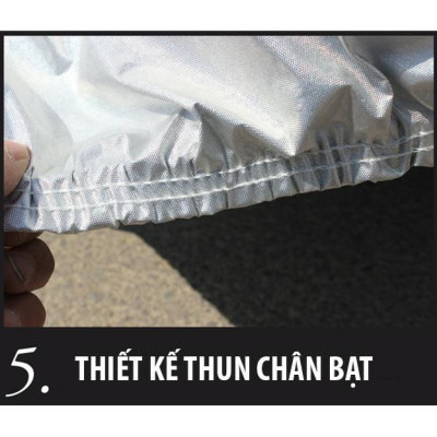 Bạt Phủ Xe Ô Tô 7 chỗ Tráng Nhôm Cao Cấp Bạt Phủ Xe Ô Tô Suv như CX5, CRV, Tucson....(2XL)