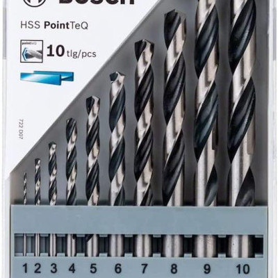 BỘ MŨI KHOAN HSS 10MŨI,1-10 MM BOSCH 2608577348 - HÀNG CHÍNH HÃNG