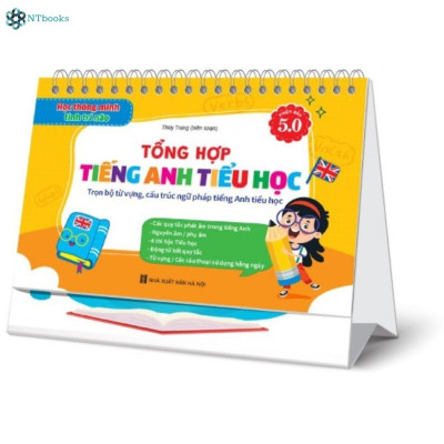 Sách - Bộ Lịch Công Thức Tiếng Anh Sổ Tay Tổng Hợp Kiến Thức Dành Cho Học Sinh Tiểu Học