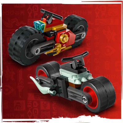 LEGO NINJAGO 71838 Đồ Chơi Lắp Ráp Bộ Đôi Xe Đua Tốc Độ Của Kai (79 chi tiết)