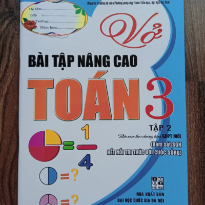Sách - Vở Bài Tập Nâng Cao Toán Lớp 3 - Tập 2 ( Kết Nối )