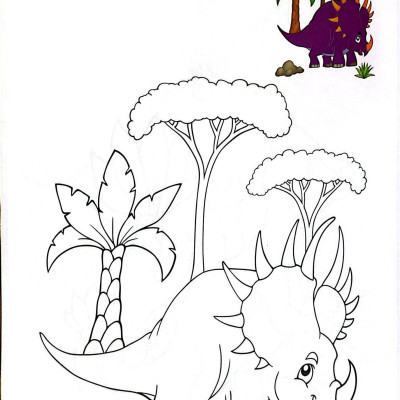 Sách - Bé Tập Tô Màu - Khủng Long