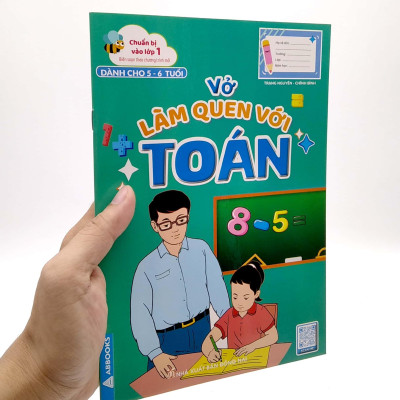 Chuẩn Bị Vào Lớp 1 - Vở Bé Làm Quen Với Toán (Dành Cho 5-6 Tuổi)
