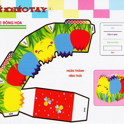 Cắt Và Dán  Hình 3D - Bé Khéo Tay - Khu Hứng Thú