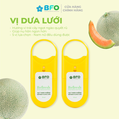 Xịt Thơm Miệng Befresh Cho Hơi Thở Thơm Mát Chỉ Trong 3 Giây Dung Tích 10ml
