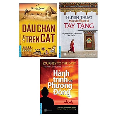 Dấu Chân Trên Cát (Tái Bản 2020) + Huyền Thuật Và Các Đạo Sĩ Tây Tạng + Hành Trình Về Phương Đông (Tái Bản 2021)