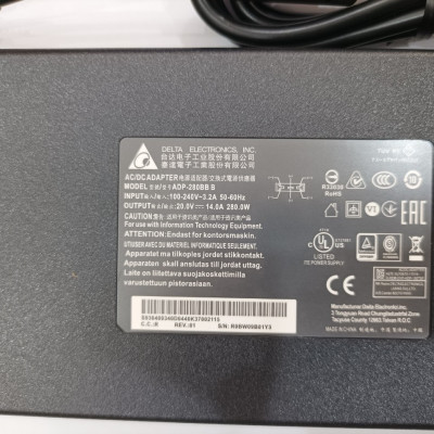 Sạc dành cho Laptop MSI GE75 Raider 10SGS-222 10SGS-223 10SGS-224 7.4mm  280W hàng nhập khẩu