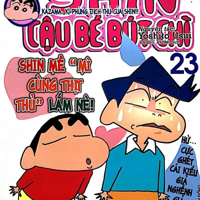 Shin Cậu Bé Bút Chì - Phiên Bản Hoạt Hình Màu: Kazama, Kì Phùng Địch Thủ Của Shin!! - Tập 23 (Tái Bản 2019)