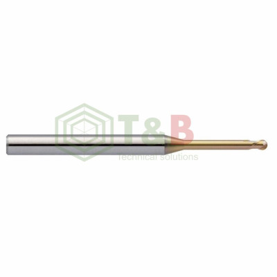 Dao Cầu Cổ Dài R0.3 x 6 x 45 L Union Tool Model HSLB2006-060,Dao phay ngón gia công sau nhiệt