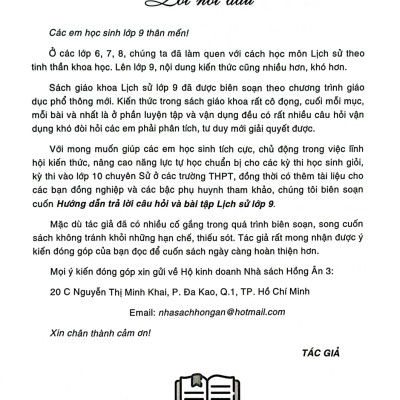 Hướng Dẫn Trả Lời Câu Hỏi Và Bài Tập Lịch Sử Lớp 9 (Bám Sát SGK Kết Nối Tri Thức Với Cuộc Sống) - HA