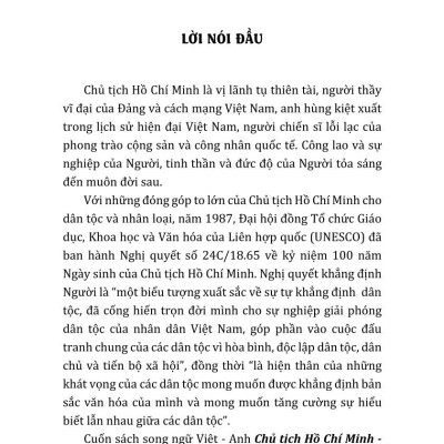 Chủ tịch Hồ Chí Minh tiểu sử và sự nghiệp - President Ho Chi Minh Biography and Career (bản in 2024)