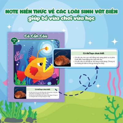 Sách Ghép Hình Sticker 3D - Đại Dương 2 - Sách Bóc Dán Ghép Hình Sáng Tạo Cho Bé - Megabook