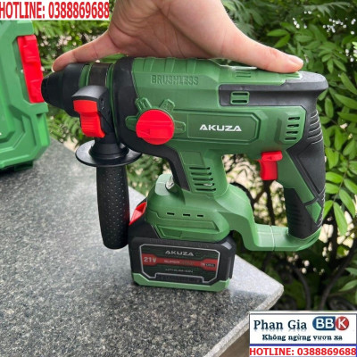 Máy Khoan Bê Tông 3 Chức Năng Pin AKUZA 2-2601 BL - Chân pin phổ thông, PIN 15 CELL - Bảo hành chính hãng