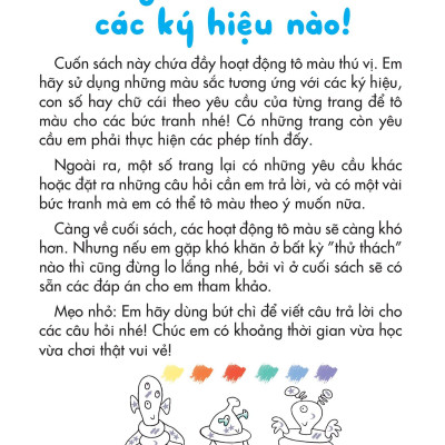 25++ Hoạt Động Rèn Luyện Trí Sáng Tạo Và Tư Duy Cho Trẻ -Tô Màu Theo Ký Hiệu