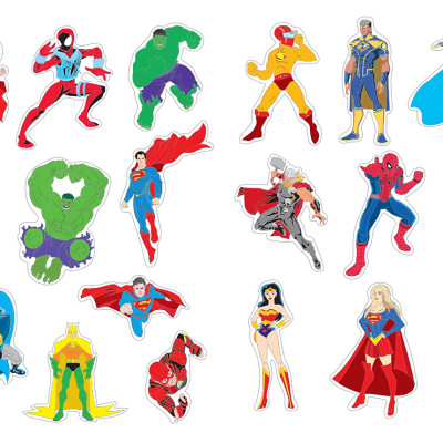 Tô Màu Rèn Luyện Iq Eq Cq - Super Heroes Siêu Anh Hùng - Tập 3 - Tặng Kèm Sticker