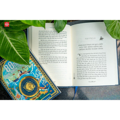 Sách - 80 Ngày Vòng Quanh Thế Giới - Bìa Cứng - Jules Verne - Đinh Tị Books