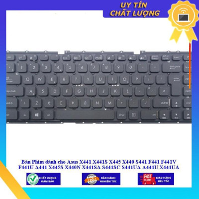 Bàn Phím dùng cho Asus X441 X441S X445 X440 S441 F441 F441V F441U A441 X445S X440N X441SA S441SC S441UA A441U X441UA - MÀU TRẮNG - Hàng Nhập Khẩu New Seal