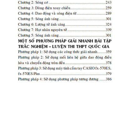 Sổ Tay Vật Lí Trung Học Phổ Thông (Lớp 10 - 11 - 12)
