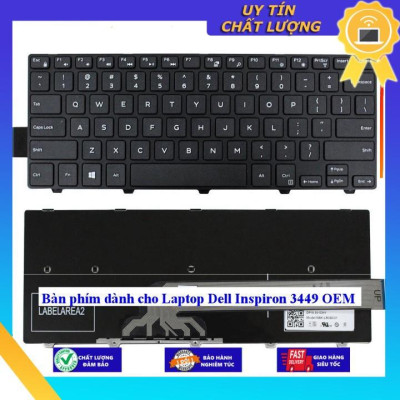 Bàn phím dùng cho Laptop Dell Inspiron 3449 - Hàng Nhập Khẩu New Seal