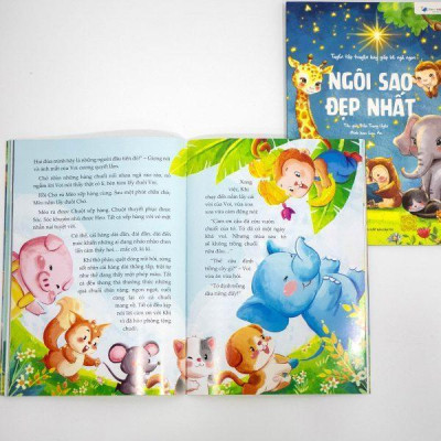 Sách - Tuyển Tập Truyện Hay Giúp Bé Ngủ Ngon - Ngôi Sao Đẹp Nhất - MCBooks
