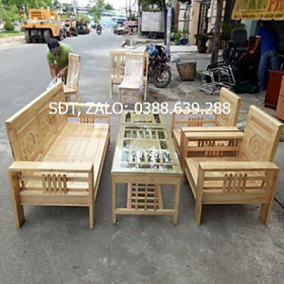 bàn ghế gỗ sồi nhập
