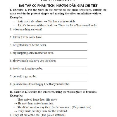 Bài Tập Tiếng Anh 11 Có Đáp Án - KV 	