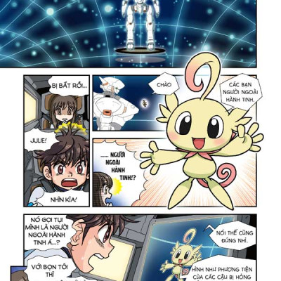 Truyện tranh manga Nhiệm Vụ Khoa Học Kỳ Bí tập 9: Bay tới tận cùng vũ trụ!