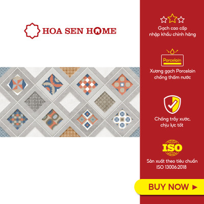 Gạch men ốp tường LUSTRA INCEF0300600019D1 loại gạch ceramic độ dày 9mm, gạch 1 face, kích thước 300mmx600mm - Hàng chính hãng