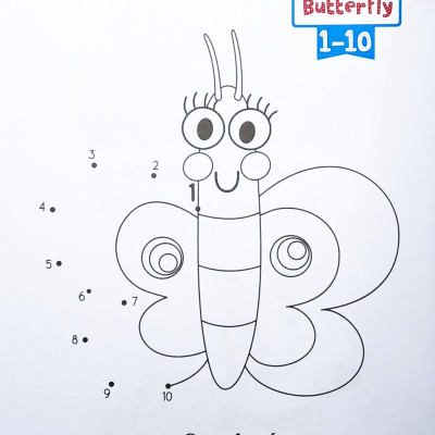 Nối Số Và Tô Màu Thông Minh: Thế Giới Động Vật - Côn Trùng (Song Ngữ Anh - Việt)