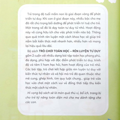 Trò Chơi Toán Học 2 (Rèn Luyện Tư Duy 3-6 Tuổi)