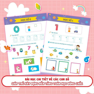 Sách - Học Toán Montessori 1 - Phát Triển Trí Tuệ 4+ - Megabook