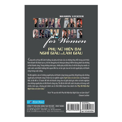 Sách - Phụ Nữ Hiện Đại Nghĩ Giàu Và Làm Giàu - First News