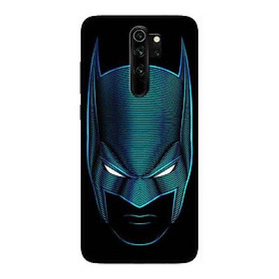 Ốp Lưng in cho Xiaomi Redmi Note 8 Pro Mẫu Nền Người Dơi 2 - Hàng Chính Hãng
