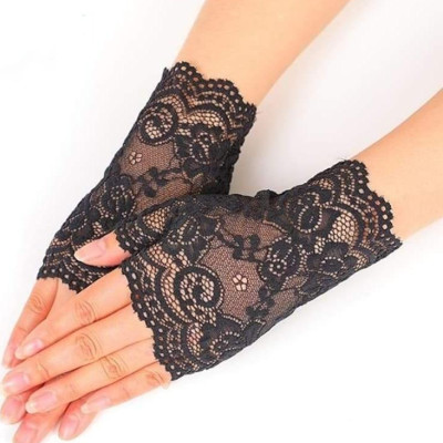 Găng tay Cô dâu và Dạ hội MS: 37624 (họa tiết ngẫu nhiên)