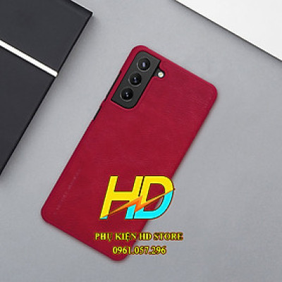 Bao Da Hiệu Nillkin Da Thật Cho Samsung Galaxy S21 FE Cao Cấp Có Ngăn Đựng Thẻ - Hàng Chính Hãng