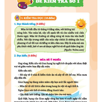 Sách - Combo Bộ đề kiểm tra Tiếng Việt lớp 3 tập 1 + 2