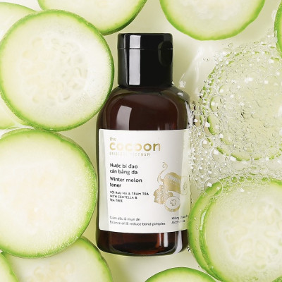 Bộ 3 Gồm Gel rửa mặt bí đao 140ml + Toner nước cân bằng da 140ml + Mặt nạ bí đao cocoon 30ml