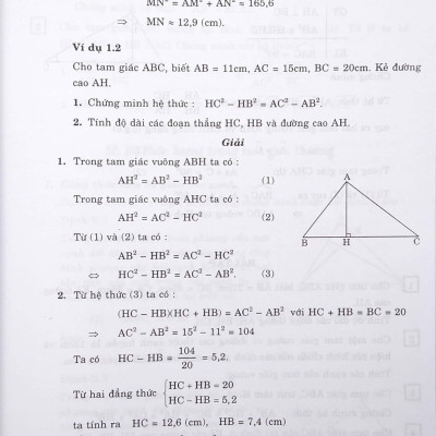 Toán Nâng Cao Hình Học 9 (Dùng Chung Cho Các Bộ SGK Hiện Hành) - HA